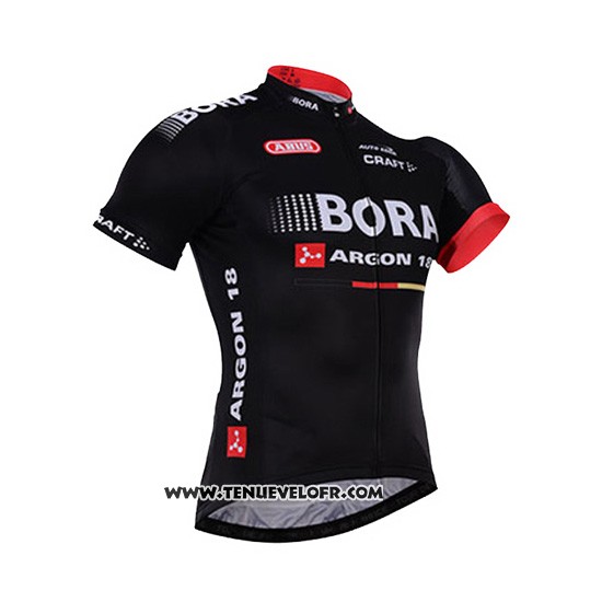 2016 Maillot Ciclismo Bora Noir Manches Courtes et Cuissard